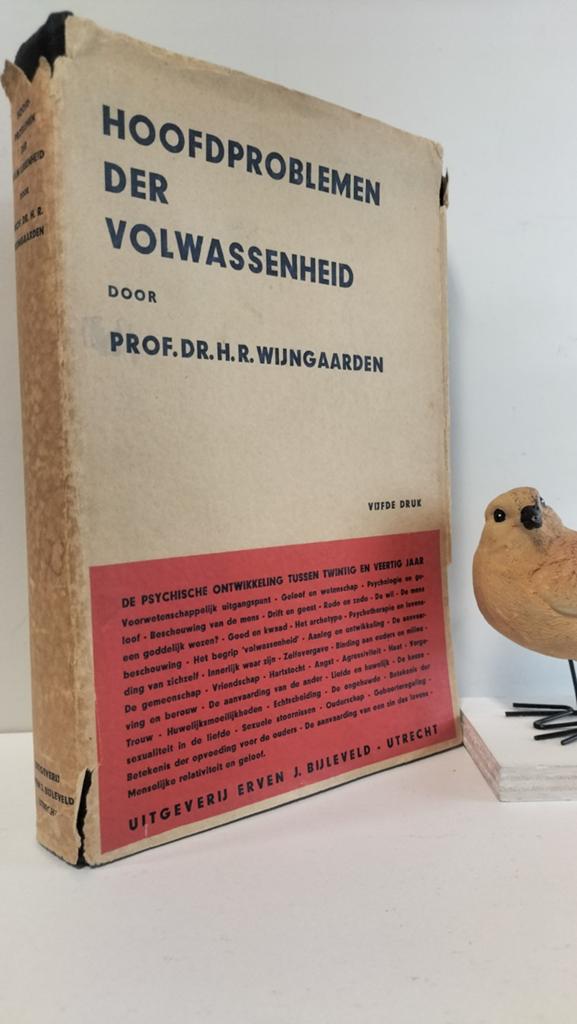 Wijngaarden, Prof.; Hoofdproblemen der volwassenheid, Ophalen of Verzenden, Gelezen, Ontwikkelingspsychologie