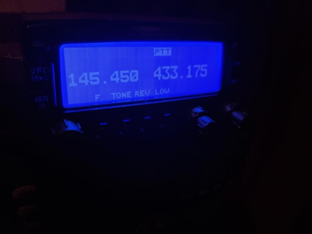 Kenwood tm v7, Telecommunicatie, Zenders en Ontvangers, Ophalen of Verzenden, Zo goed als nieuw