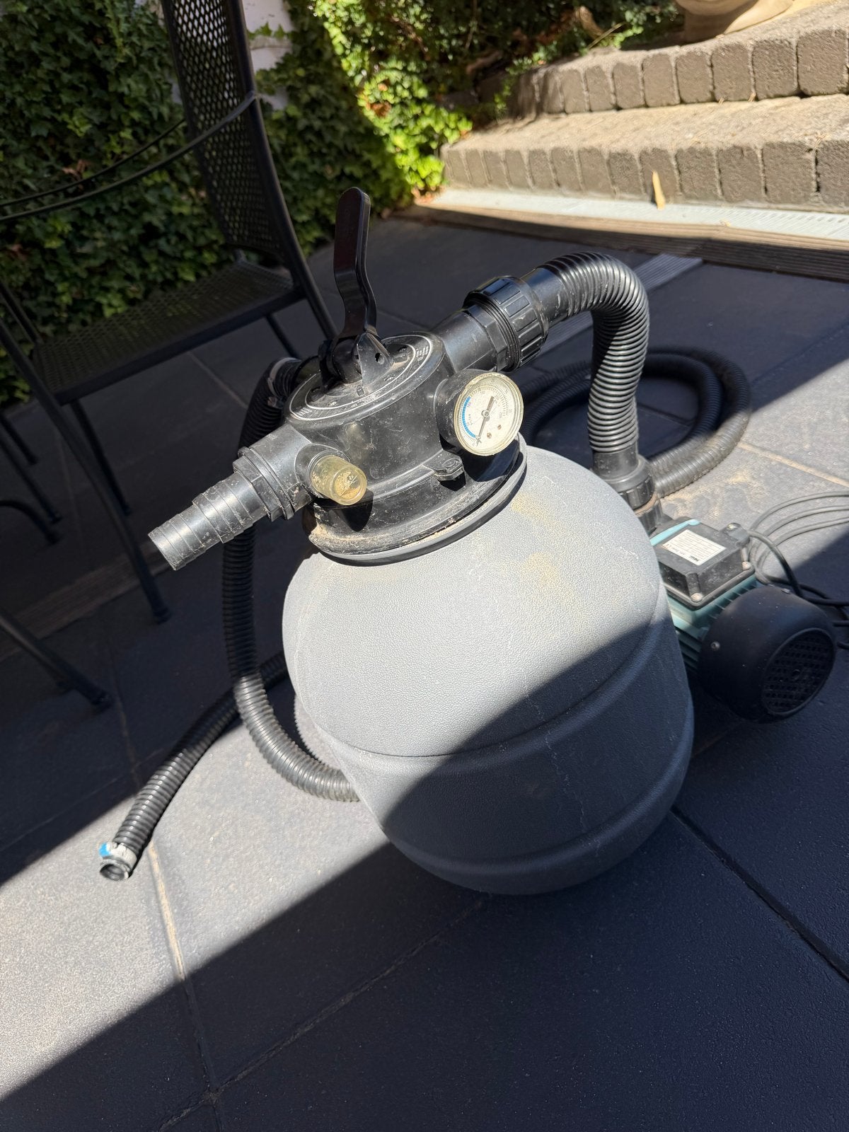 Mega zandfilterpomp ST033 eventueel voor onderdelen, Ophalen, Gebruikt, Zwembadpomp