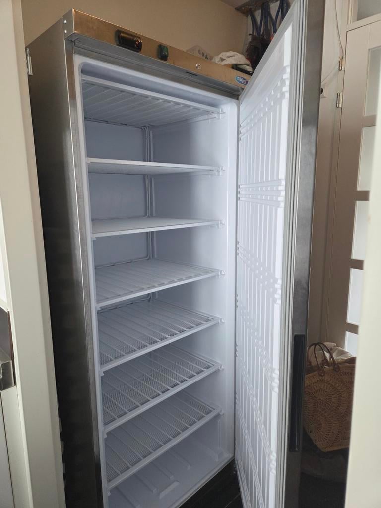 Maxima Professionele Vrieskast RVS - Grote Capaciteit, Witgoed en Apparatuur, Vrieskast, Gebruikt, 160 cm of meer, Ophalen of Verzenden