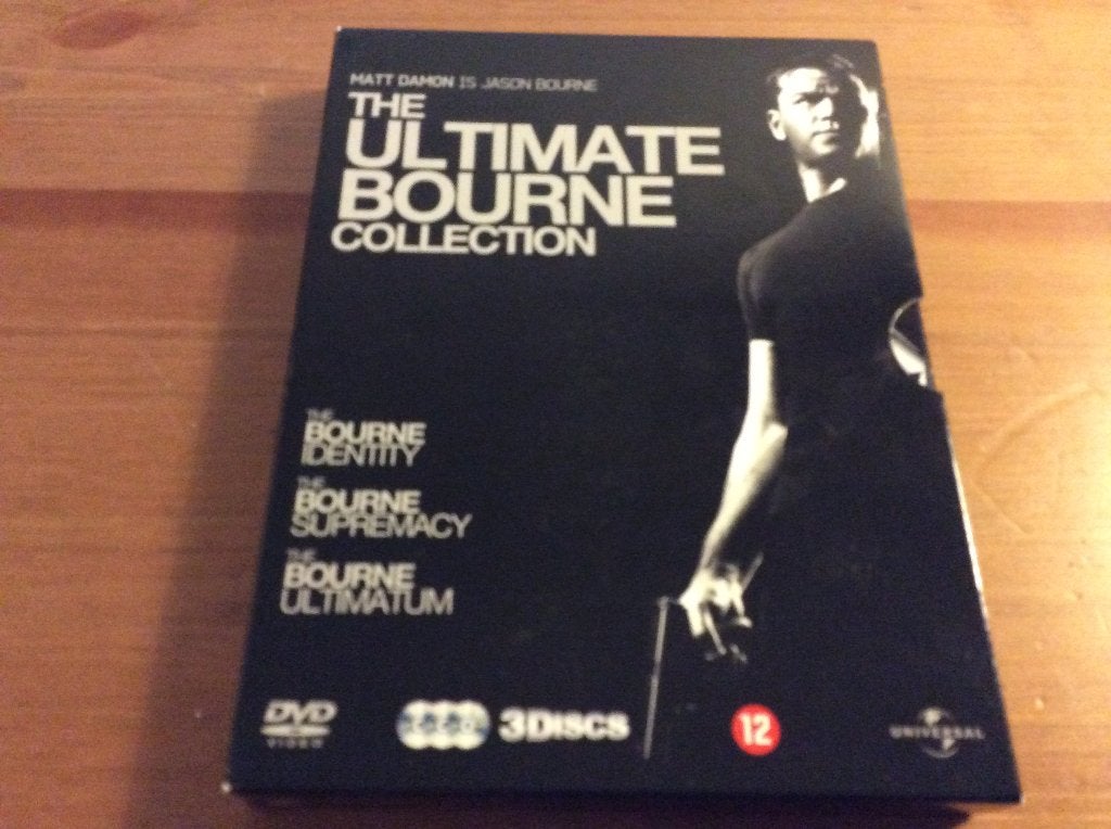The Ultimate Bourne collection 3-disc dvd box, Vanaf 12 jaar, Ophalen of Verzenden, Gebruikt, Actie