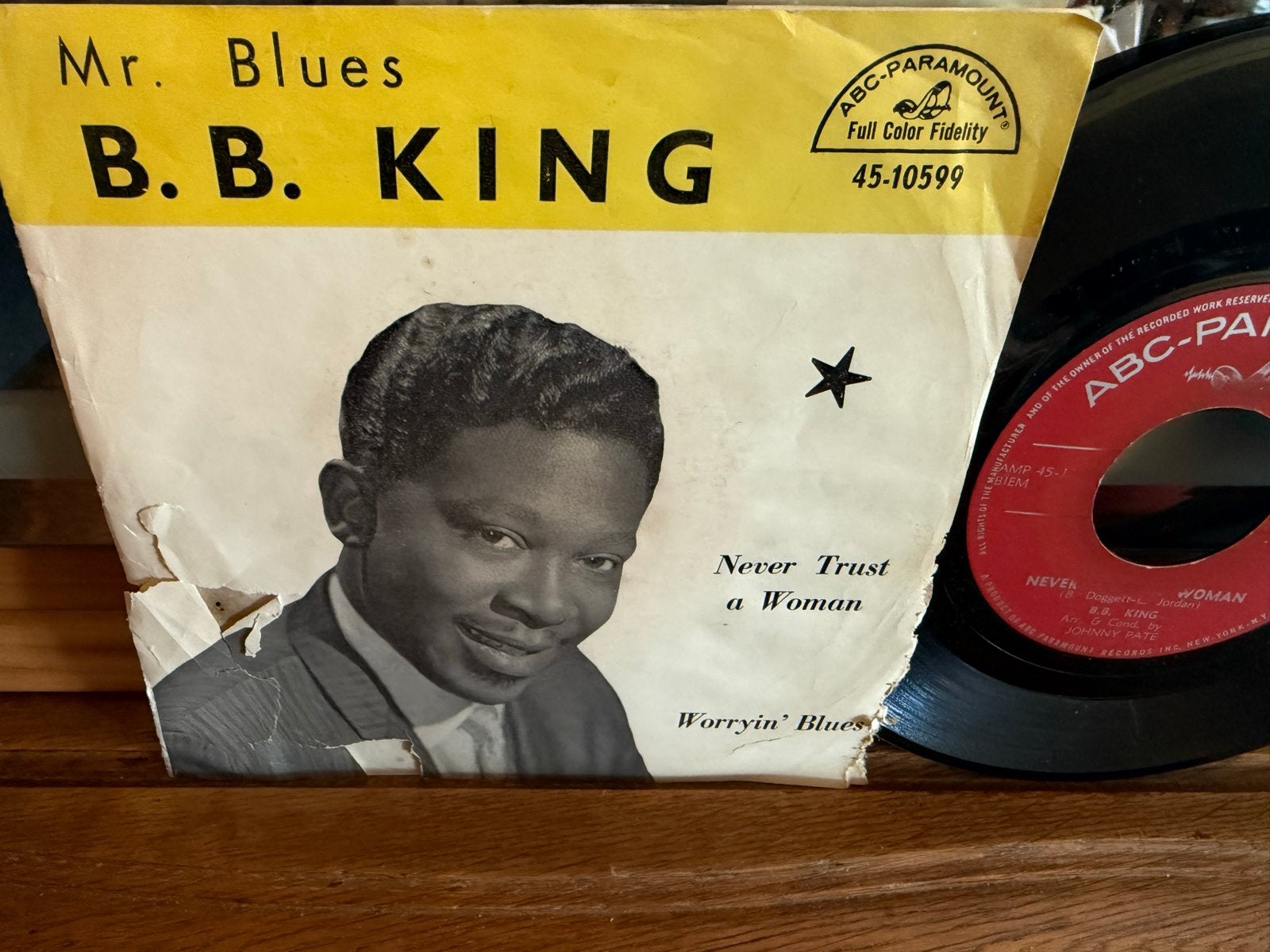 B.B. King - Mr. Blues (ABC-Paramount 45-10599) Vinyl Single, Originele persing, 7 inch, Ophalen of Verzenden, Zo goed als nieuw
