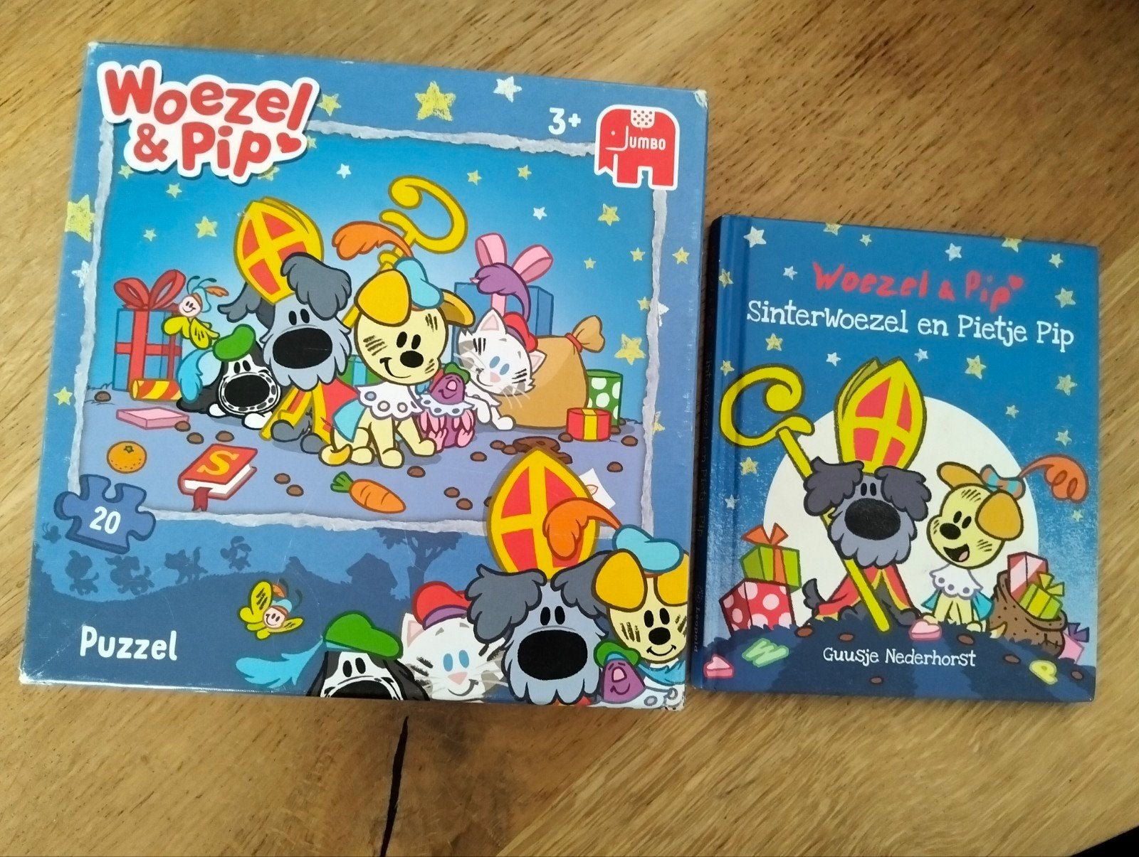 Sinterwoezel en Pietje Pip puzzel en boekje, Ophalen
