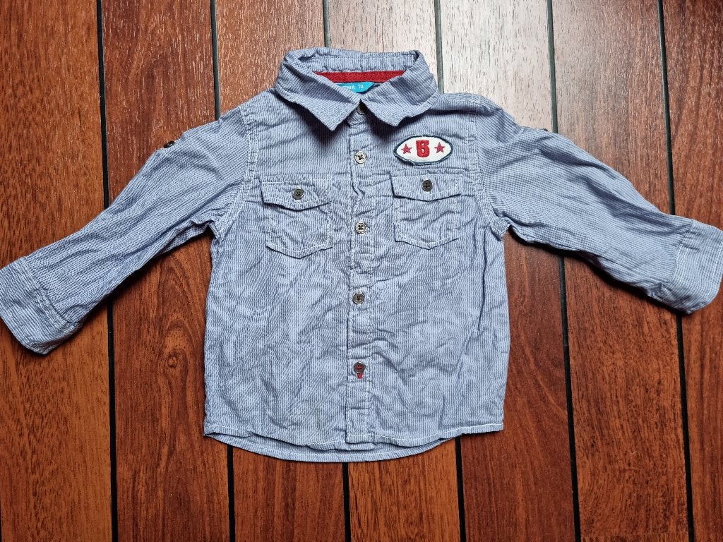 HEMA overhemd blouse maat 74 ** SUPER LEUK **, Kinderen en Baby's, Babykleding | Maat 74, Ophalen of Verzenden, Zo goed als nieuw