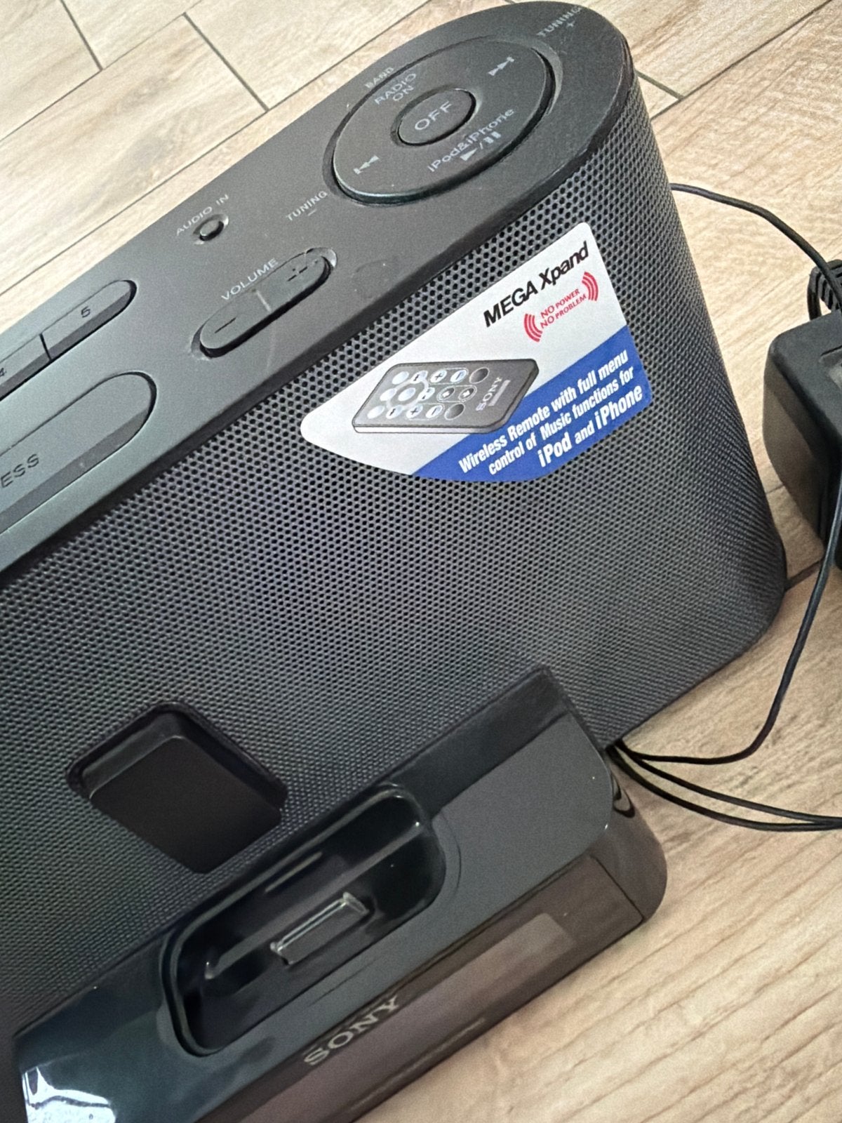 Sony Dream Machine Radio met iPod/iPhone Dock, Ophalen of Verzenden, Gebruikt, Radio
