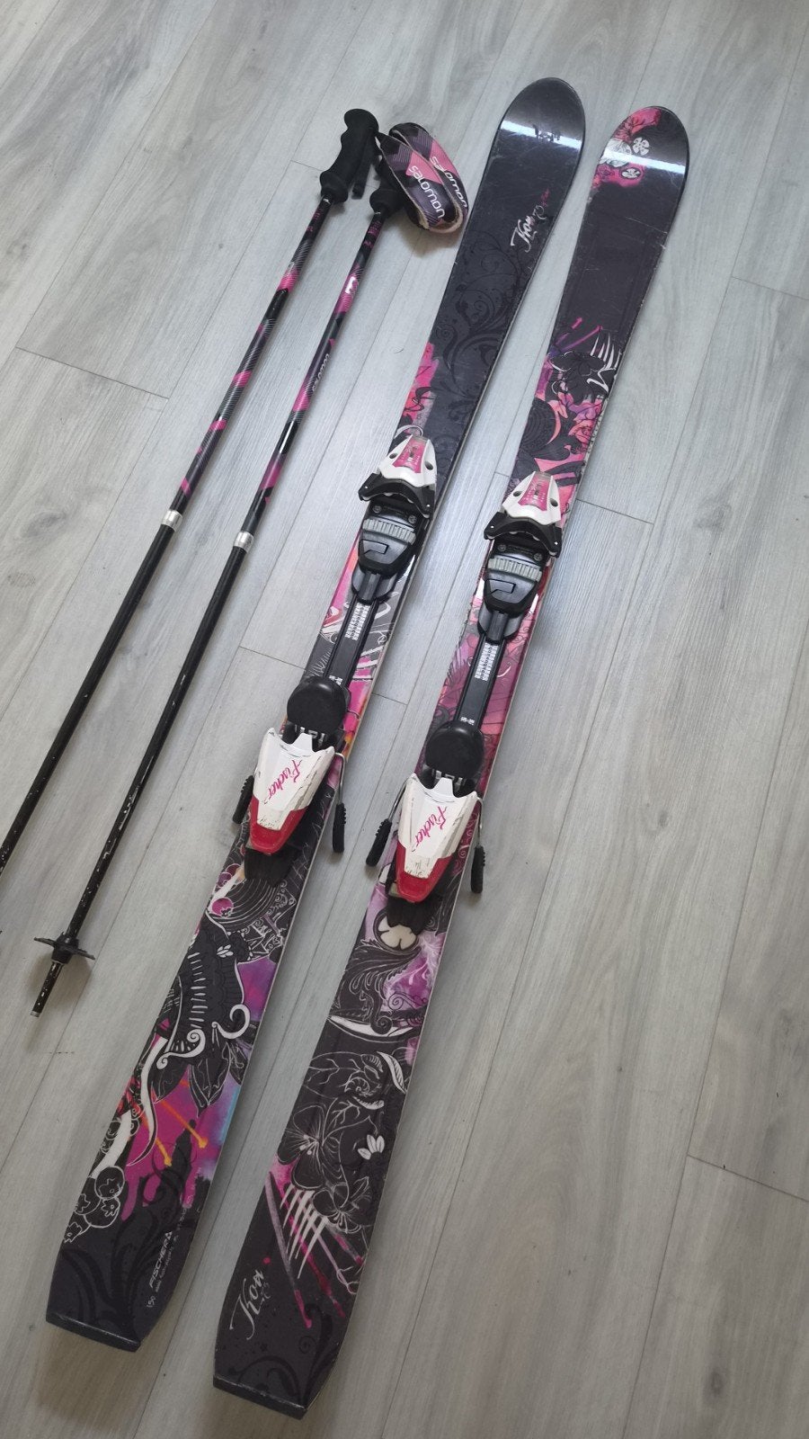Fischer Koa ski's 150 cm met Fischer bindingen en stokken, Ophalen, 140 tot 160 cm, Skiën, Ski's