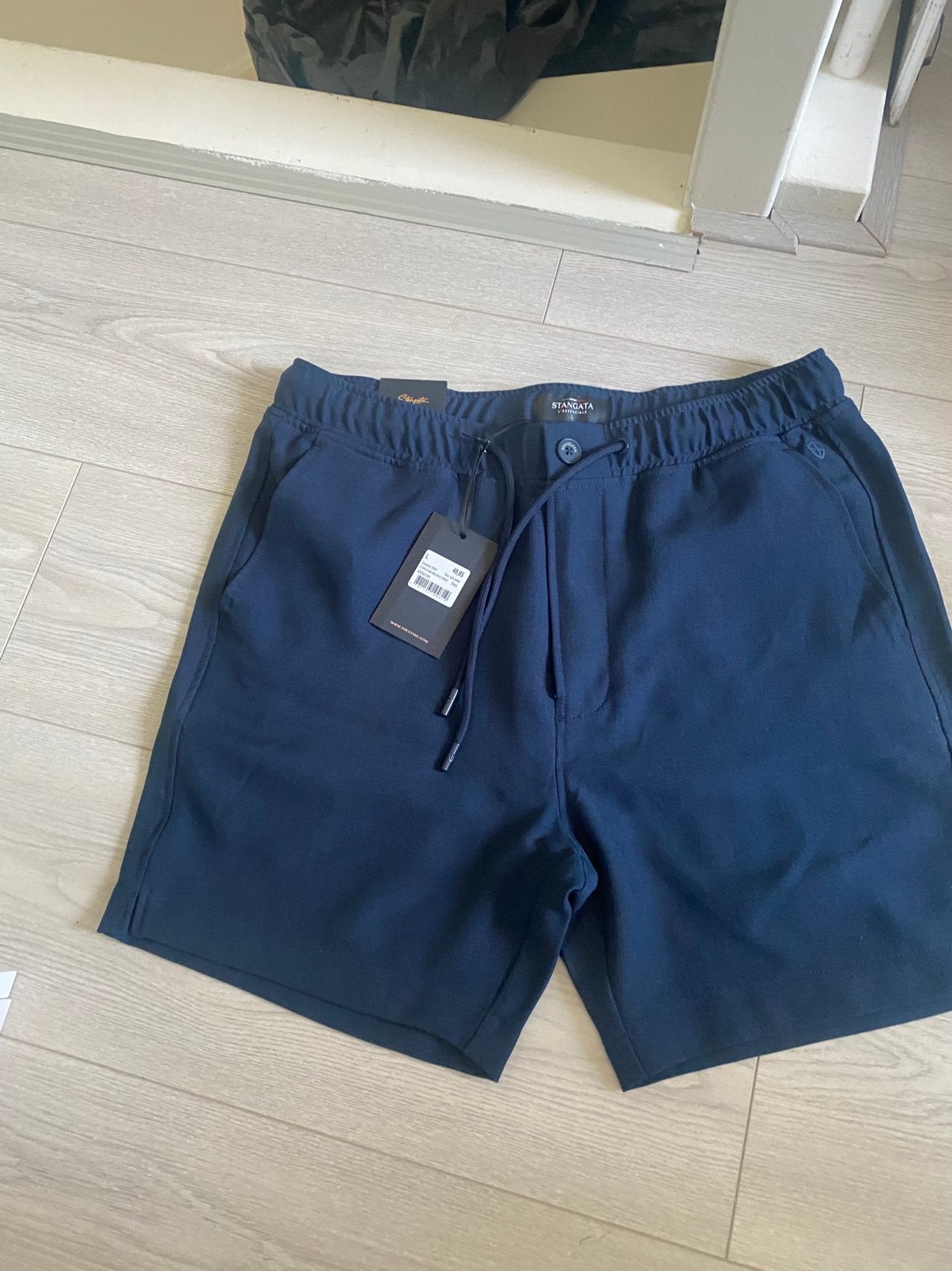Stangata Milano Heren Shorts - Maat L - Nieuw met kaartje, Kleding | Heren, Ophalen of Verzenden, Nieuw, Maat 52/54 (L), Blauw