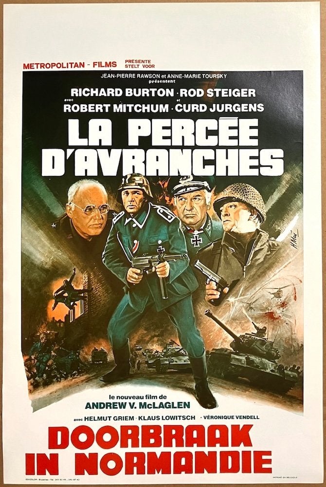 Breakthrough (1979) - Originele filmposter, Verzamelen, Verzenden, Zo goed als nieuw, A1 t/m A3, Film en Tv