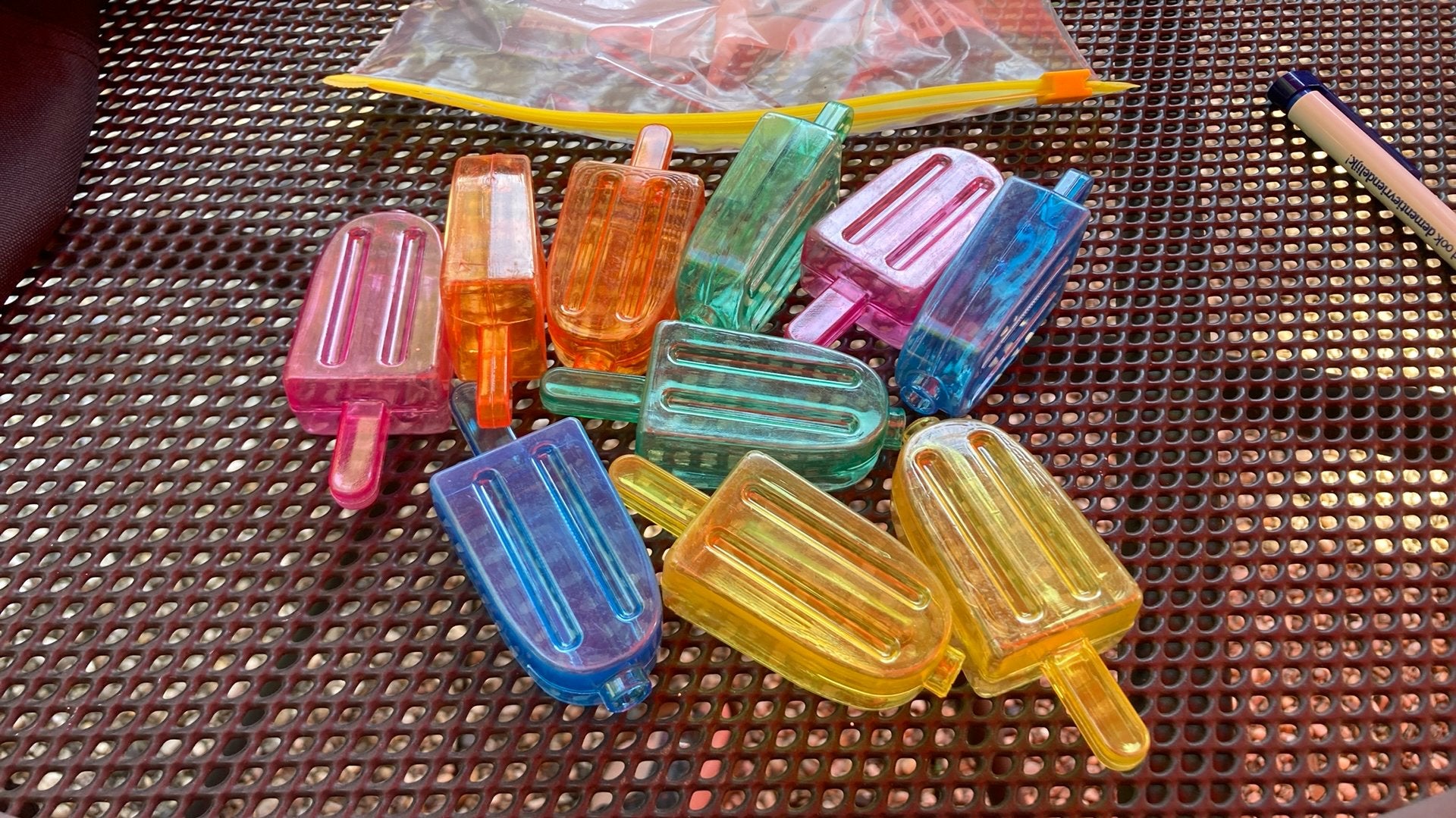 Lichtsnoer kapjes in ijs vormpje, Ophalen of Verzenden, Gebruikt, Versiering