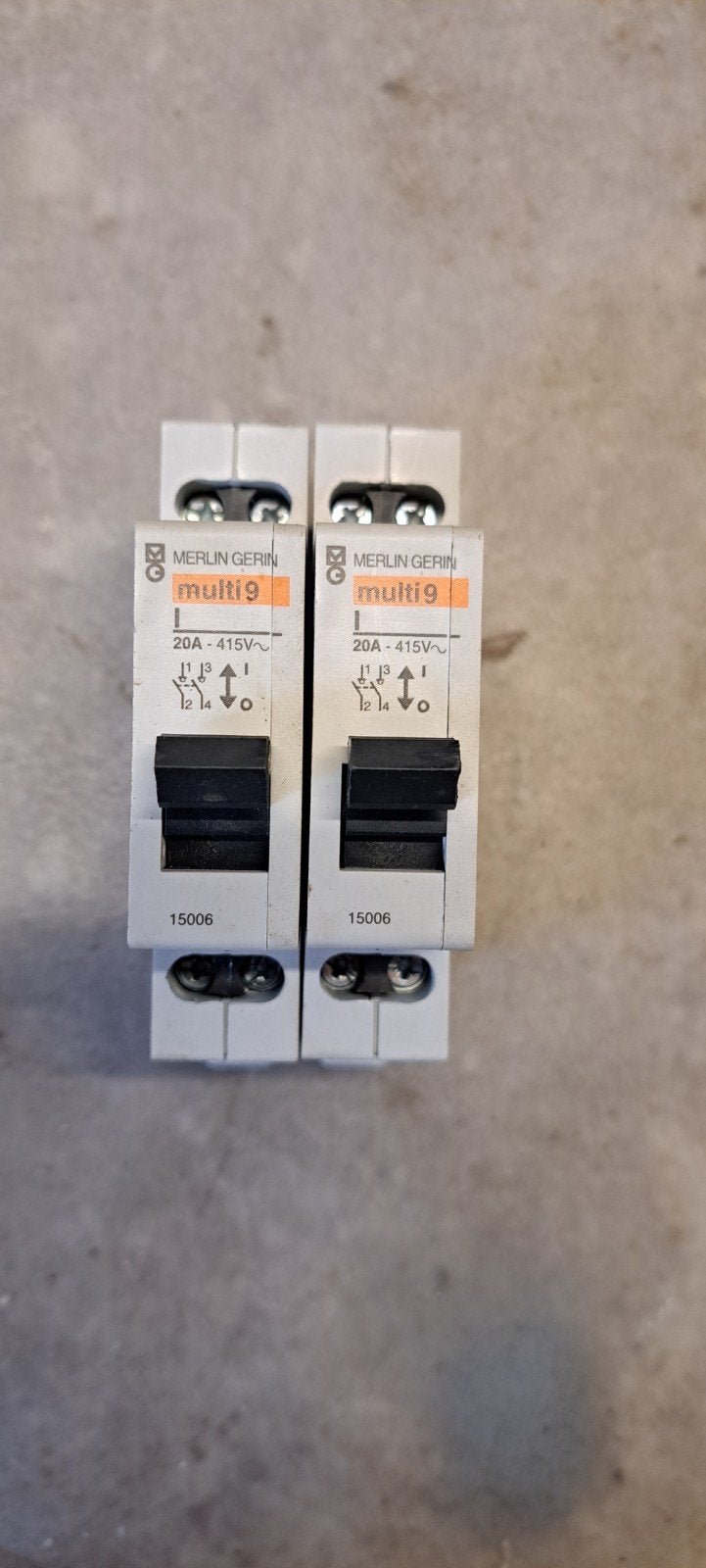 Schneider Electric Merlin Gerin Multi9 Installatieautomaat 2, Ophalen of Verzenden, Gebruikt, Schneider Electric, Installatieautomaat