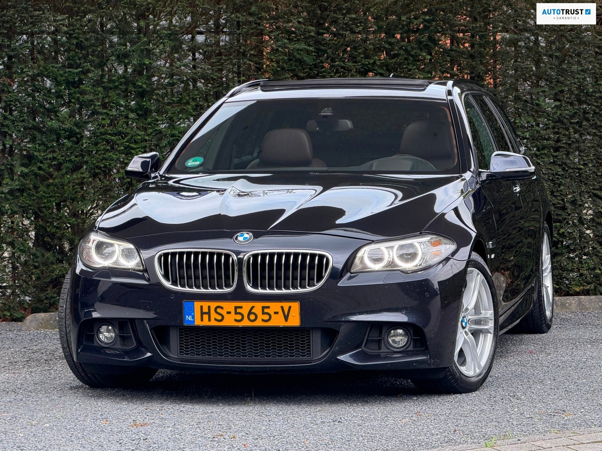 BMW 5-serie Touring 528i High Executive | RIJKLAAR | FULL OP, Auto's, Automaat, Dealer onderhouden, Gebruikt, Euro 6