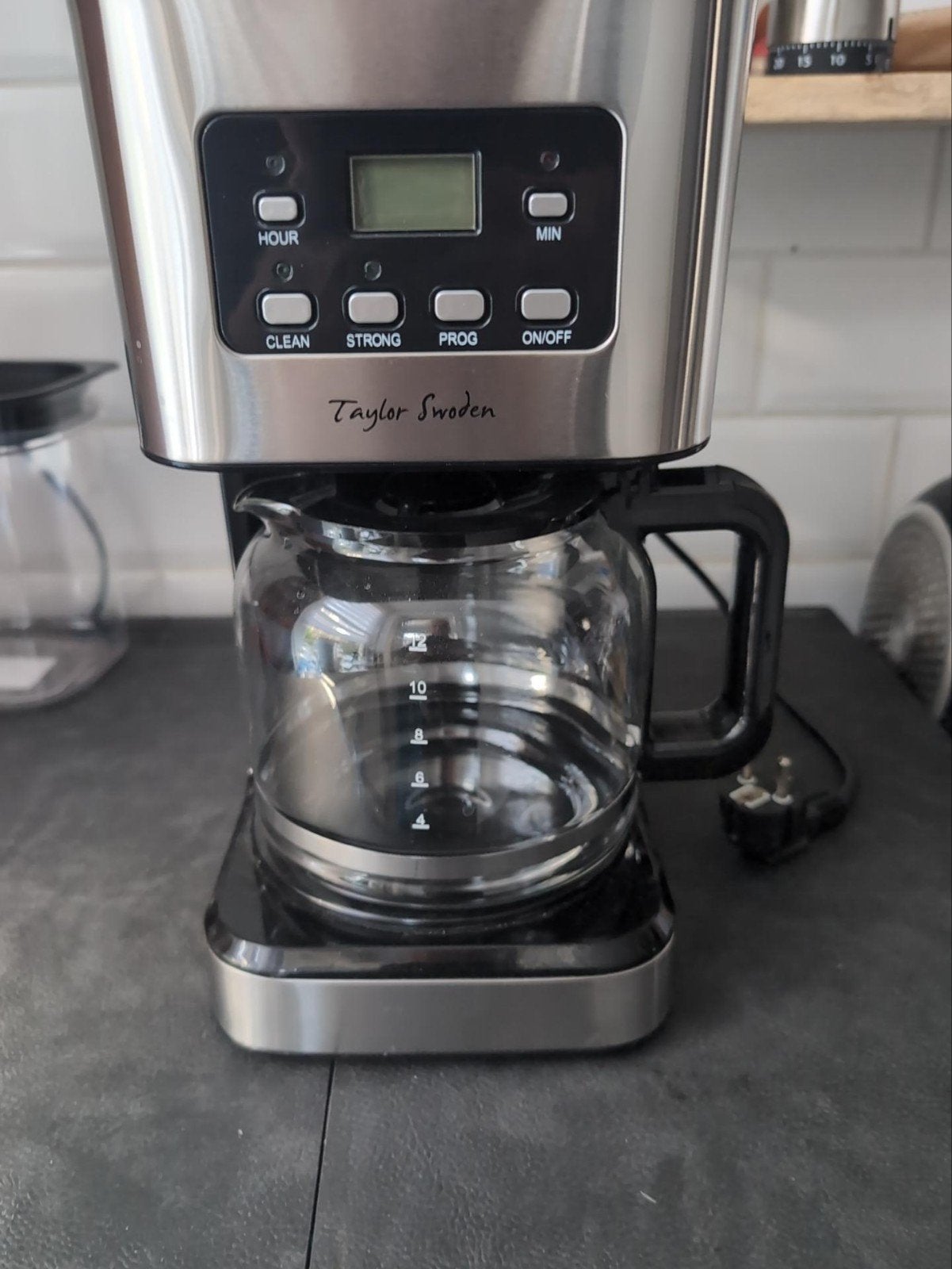 Taylor Swoden koffiezetapparaat met timer – NIEUW, nooit geb, 10 kopjes of meer, Ophalen, Nieuw, Koffiemachine