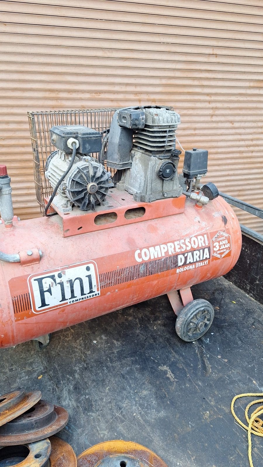 Fini Compressor D'Aria - Gebruikte Luchtcompressor, Doe-het-zelf en Verbouw, Ophalen, Gebruikt, 400 tot 800 liter/min, Mobiel