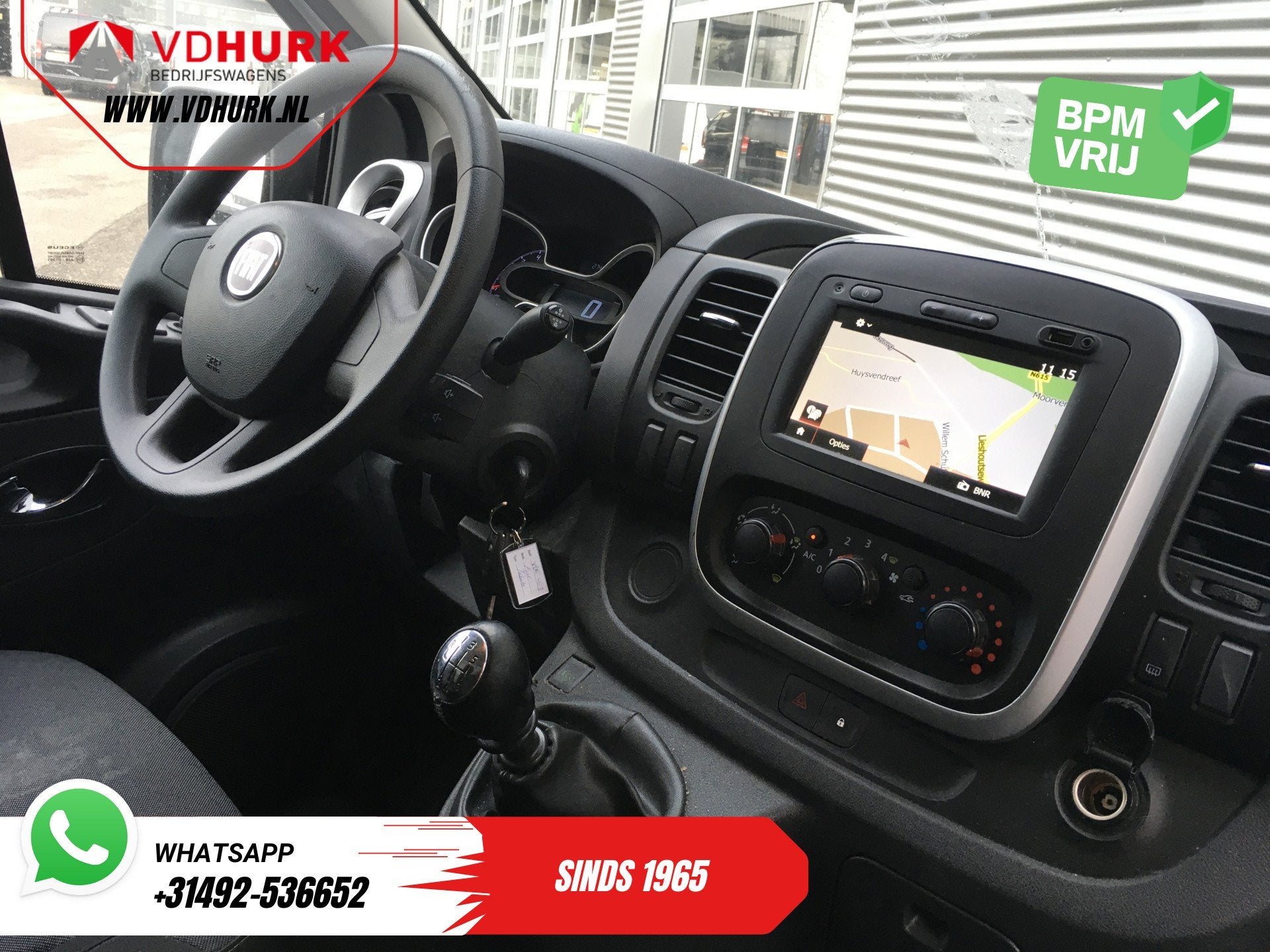 Fiat Talento 1.6 MJ 120 pk L2 EXPORT 3 Pers/ 2xSchuifdeur/ N, Voorwielaandrijving, Gebruikt, 4 cilinders, Origineel Nederlands