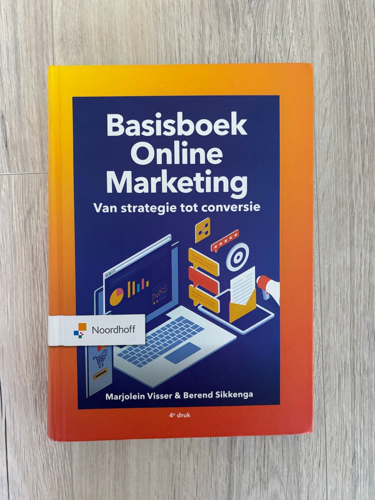 Basisboek Online Marketing - Marjolein Visser & Berend Sikke, Ophalen of Verzenden, Zo goed als nieuw, E-commerce en Internet