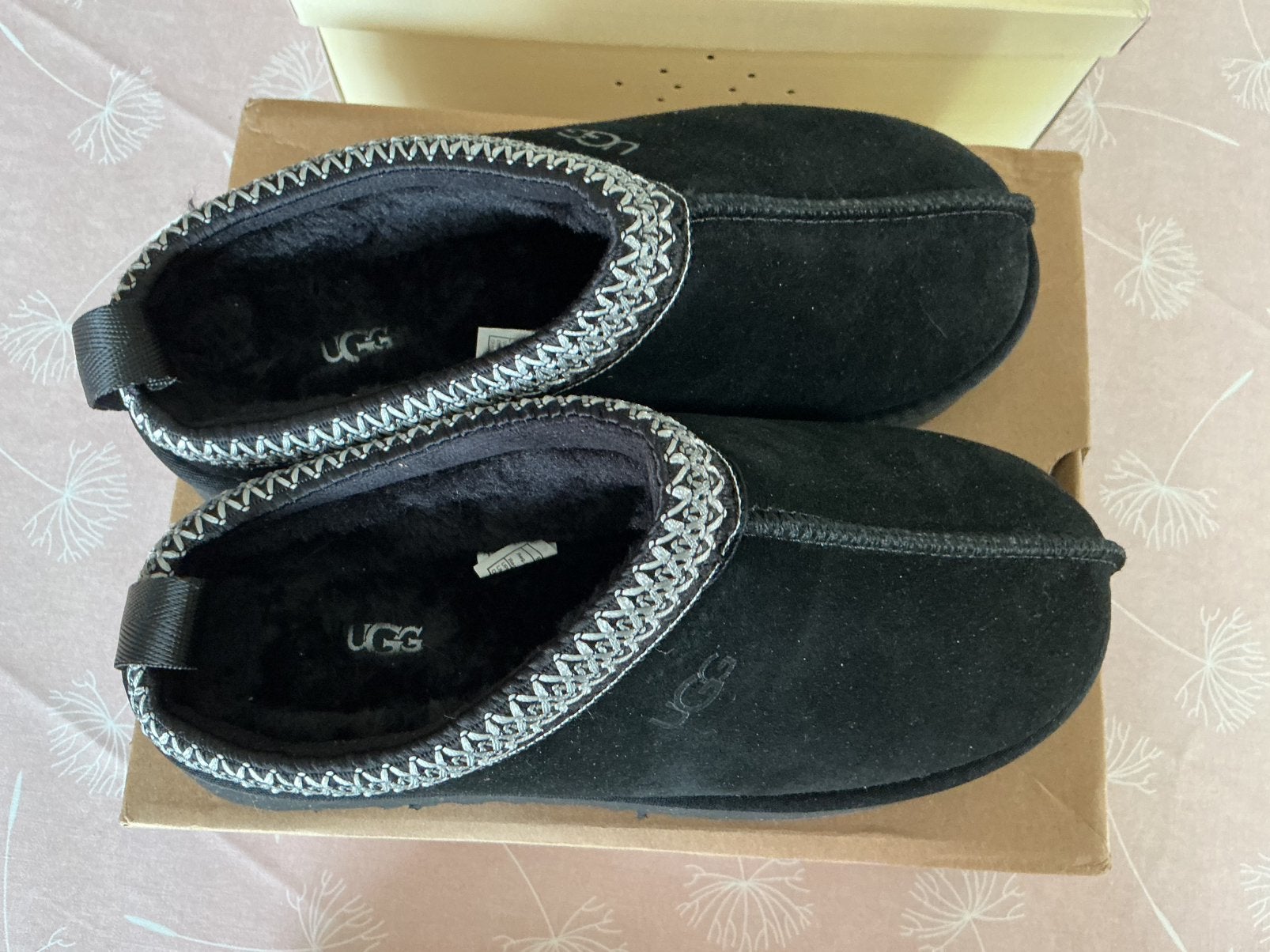 Nieuwe zwarte Uggs dikke zool bont voering. 40 ( 38 -39), Kleding | Dames, Zwart, Nieuw, Ophalen of Verzenden, Pantoffels of Sloffen