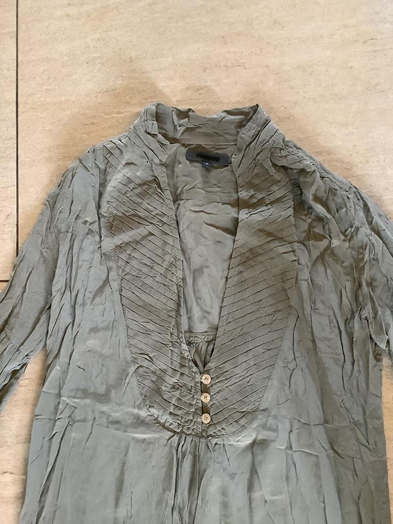 Moscow Zijde Blouse Tuniek - Maat S, Ophalen of Verzenden, Zo goed als nieuw, Maat 36 (S), Groen
