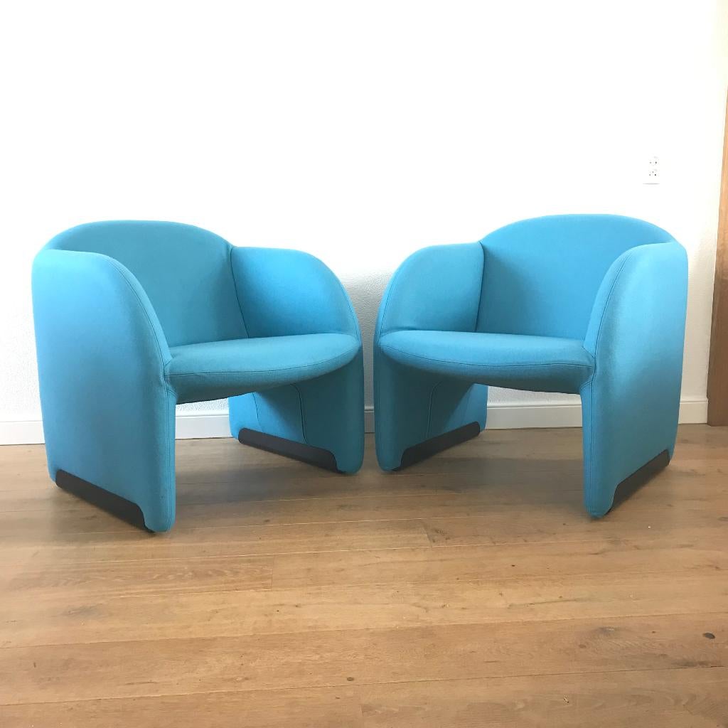 2 Artifort Pierre Paulin Ben chair stoel fauteuil modern, Gebruikt, 75 tot 100 cm, Ophalen of Verzenden, Nvt