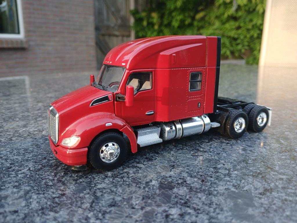 Kenworth T680 6x4 wsi 1:50, Ophalen of Verzenden, Zo goed als nieuw, Bus of Vrachtwagen, Wsi