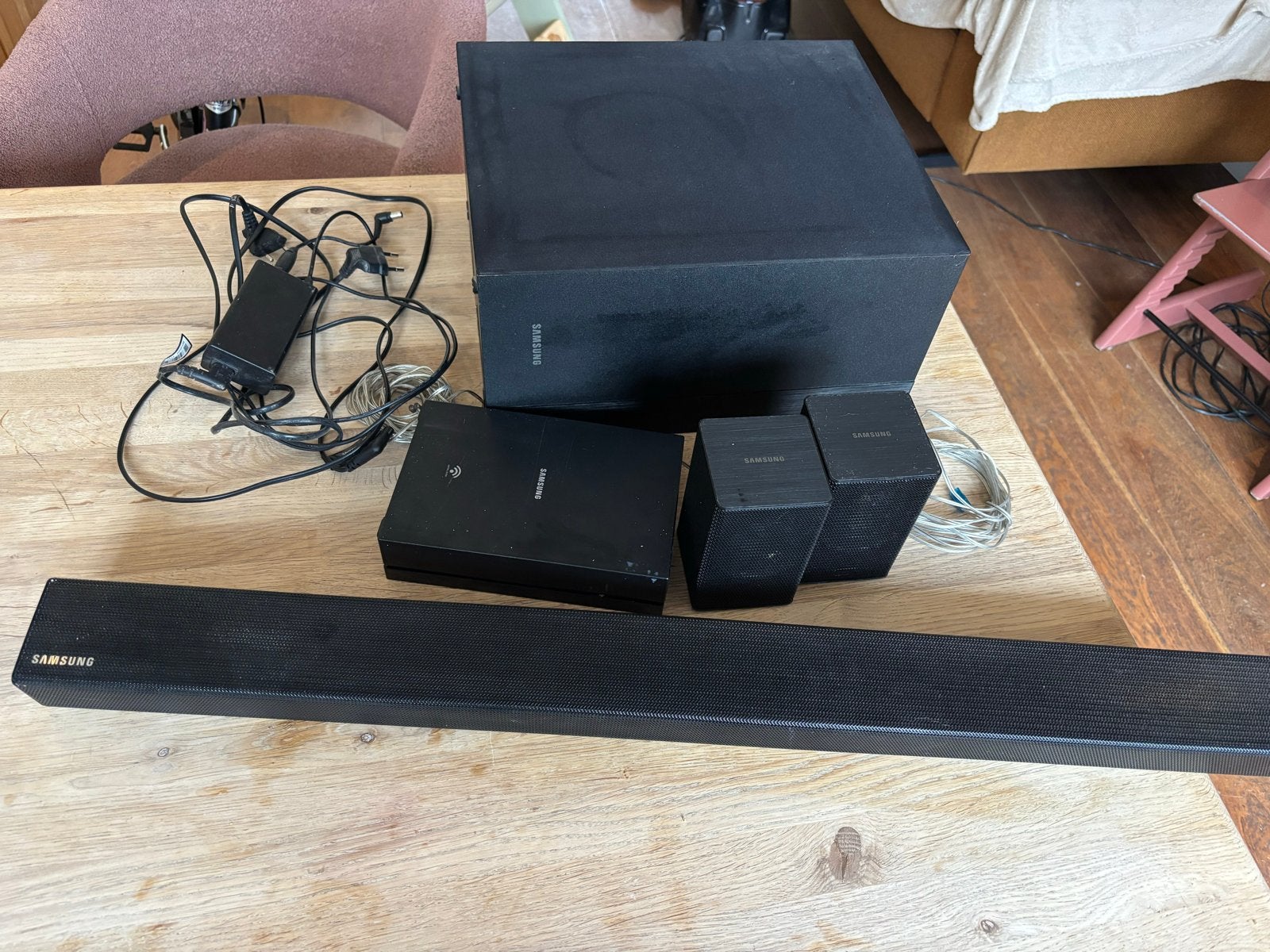 Samsung Dolby Surround set 4.1 - HW-K470, Overige merken, 70 watt of meer, Ophalen of Verzenden, Gebruikt
