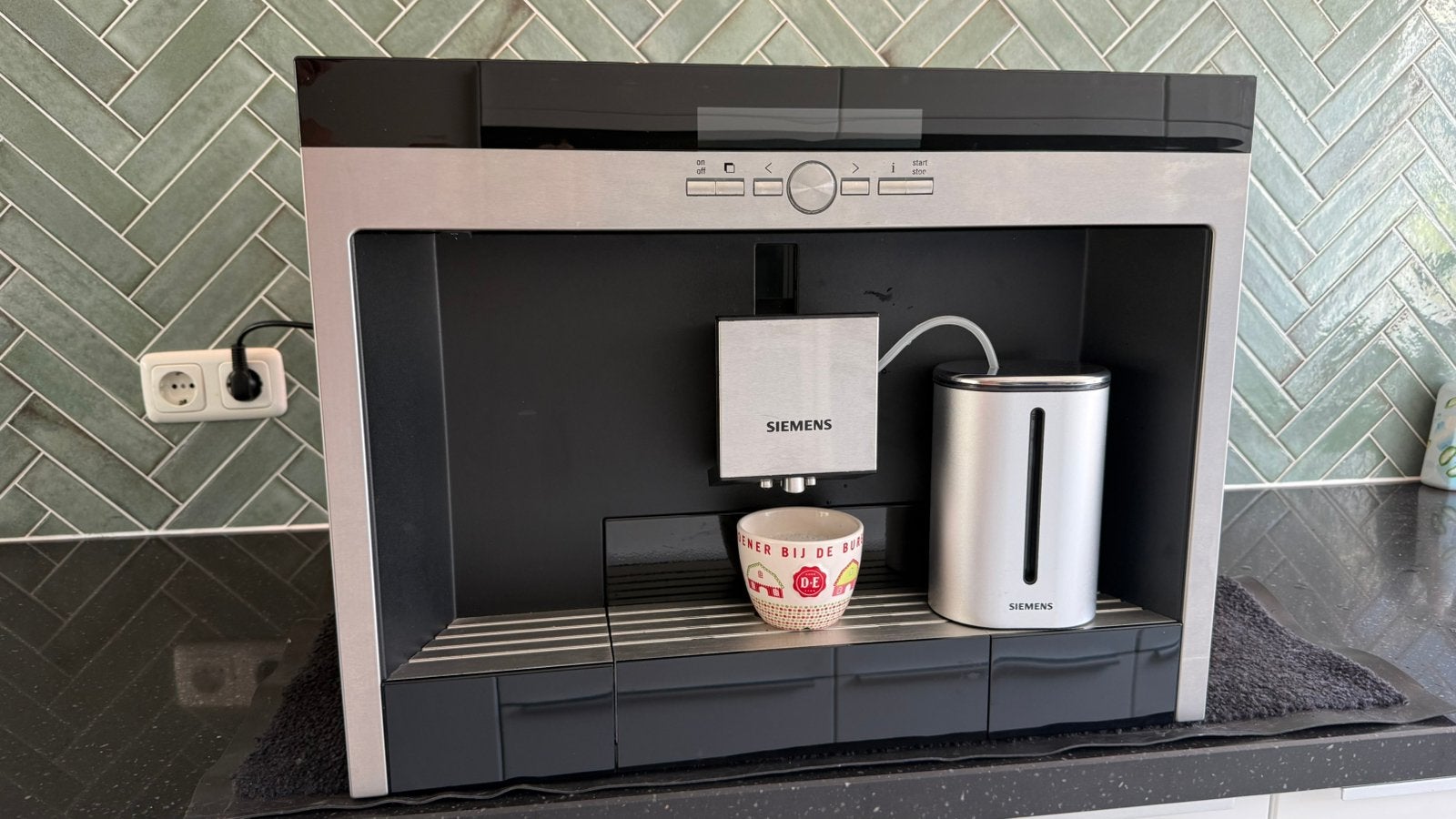 Siemens Inbouw Koffiemachine, Witgoed en Apparatuur, Koffiezetapparaten, 10 kopjes of meer, Ophalen of Verzenden, Zo goed als nieuw