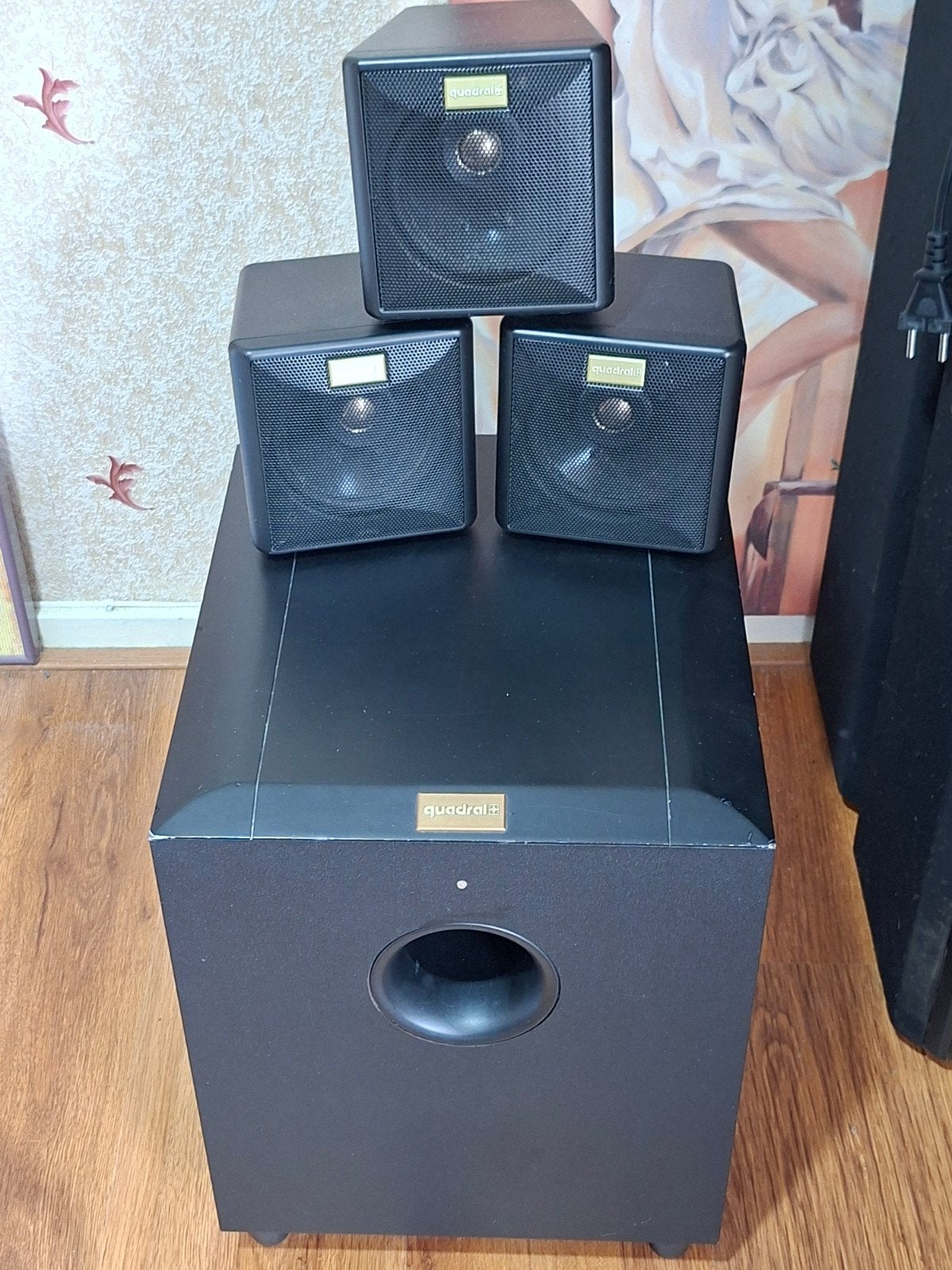 Quadral Odin Speakerset met Subwoofer en Satellieten, Gebruikt, Ophalen, 150 watt of meer, Overige merken