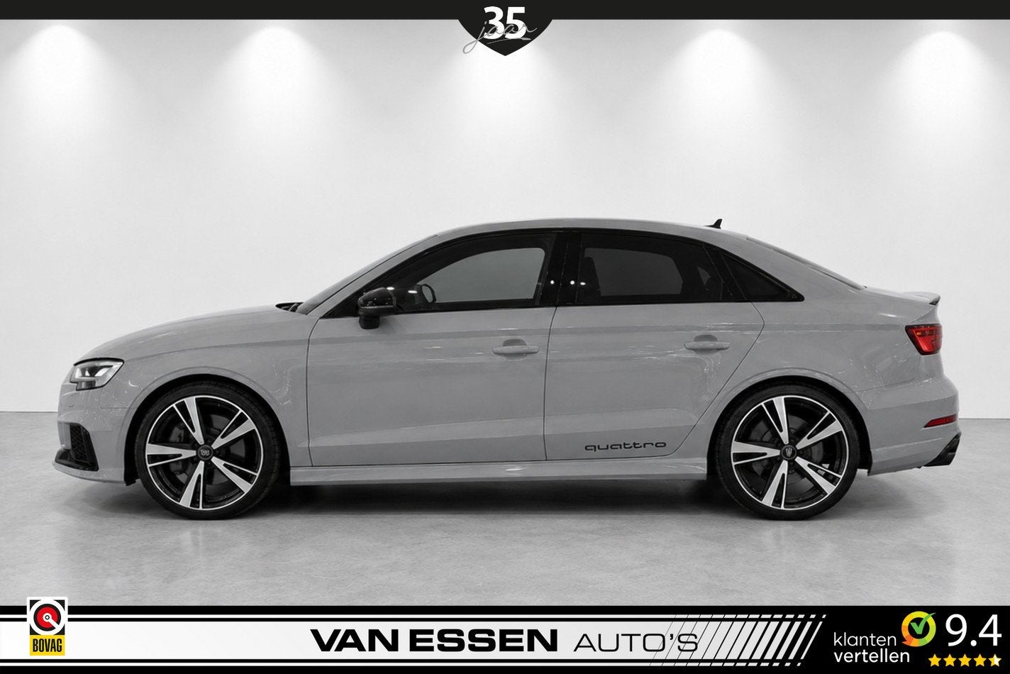 Audi A3 Limousine 2.5 TFSI RS 3 Quattro Keramisch Navi Leder, Auto's, Audi, Automaat, 1490 kg, Gebruikt, Euro 6