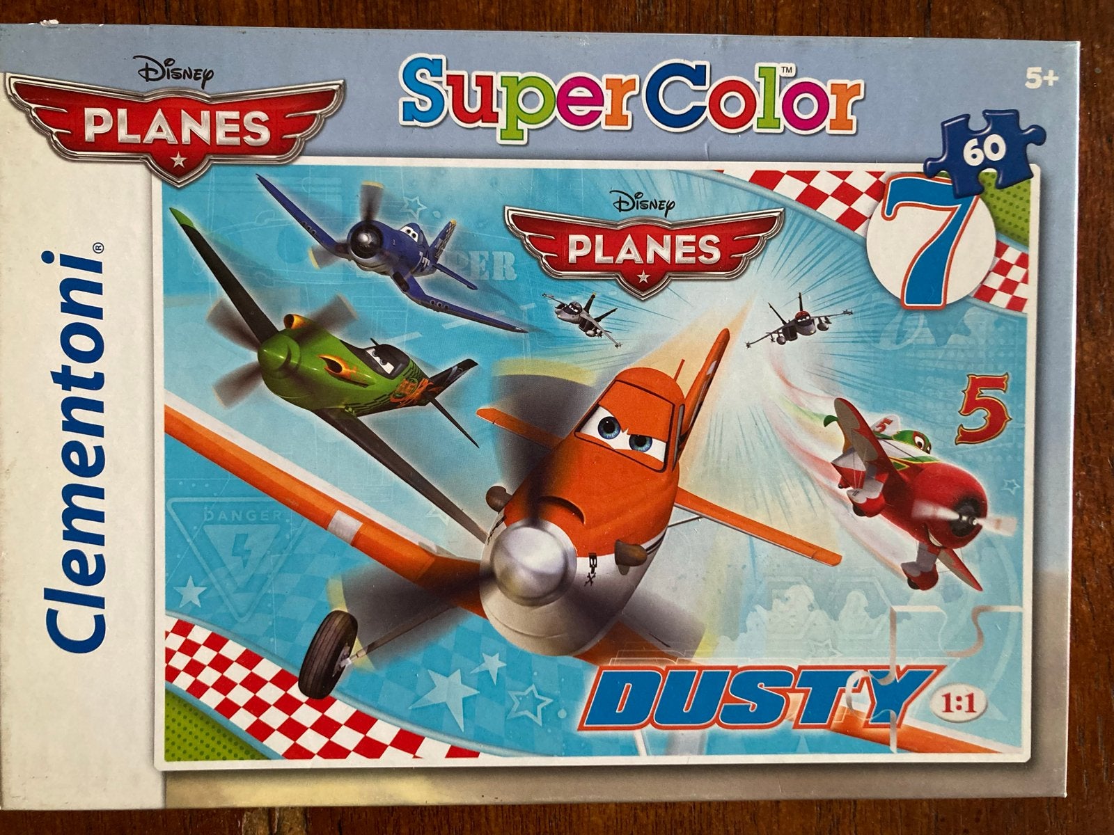 Disney Planes Super Color Dusty Puzzel 60 stukjes, Ophalen of Verzenden, Meer dan 50 stukjes, Gebruikt, 6 jaar of ouder