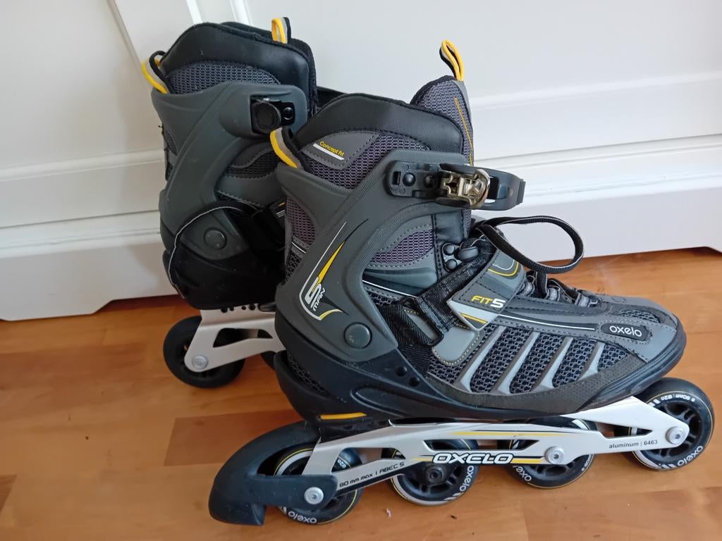 Oxelo fit 5 inline skates 43, Overige merken, Gebruikt, Heren, Ophalen of Verzenden