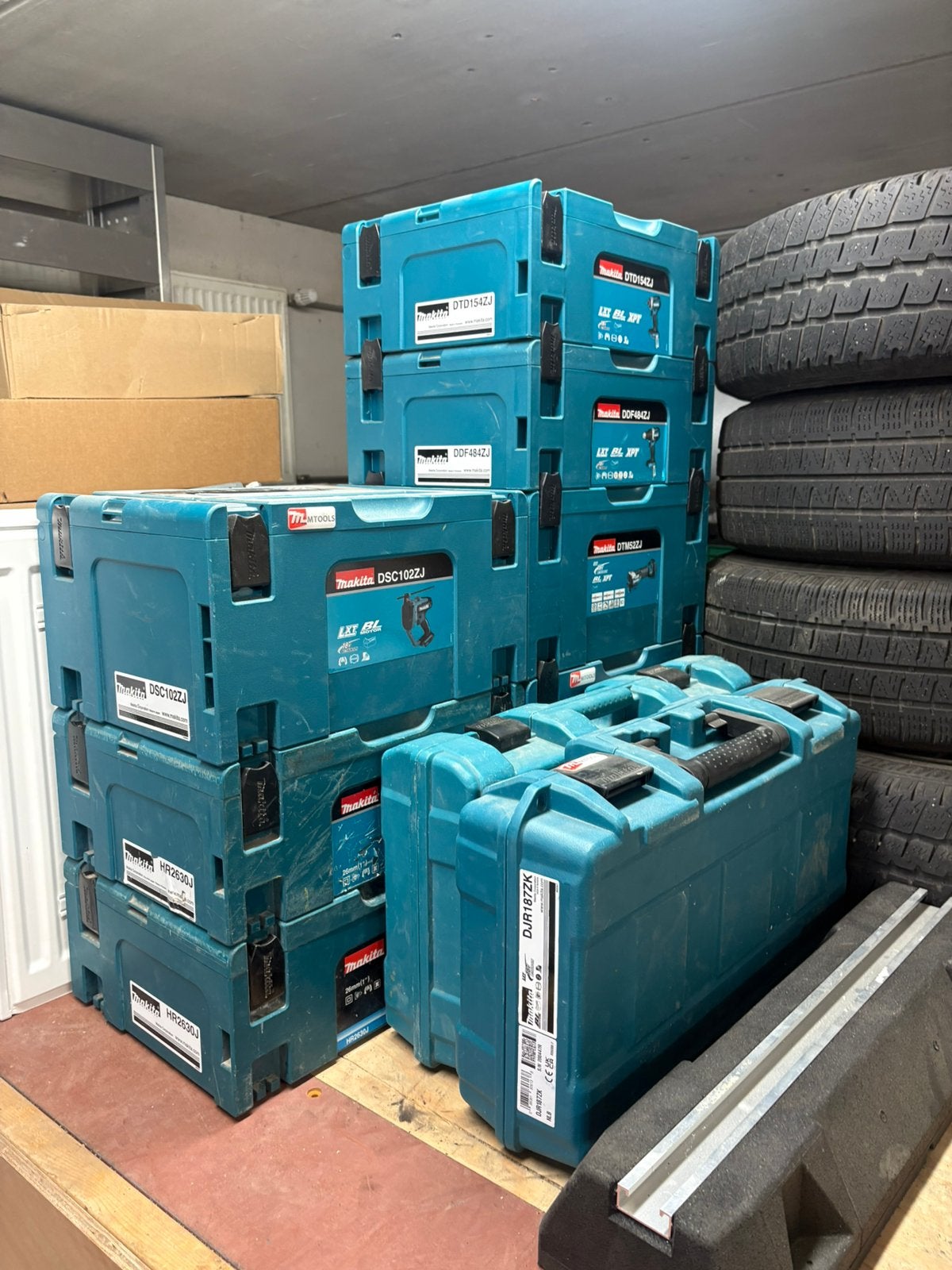 Makita mbox en oud gereedschap., Ophalen of Verzenden, Gebruikt