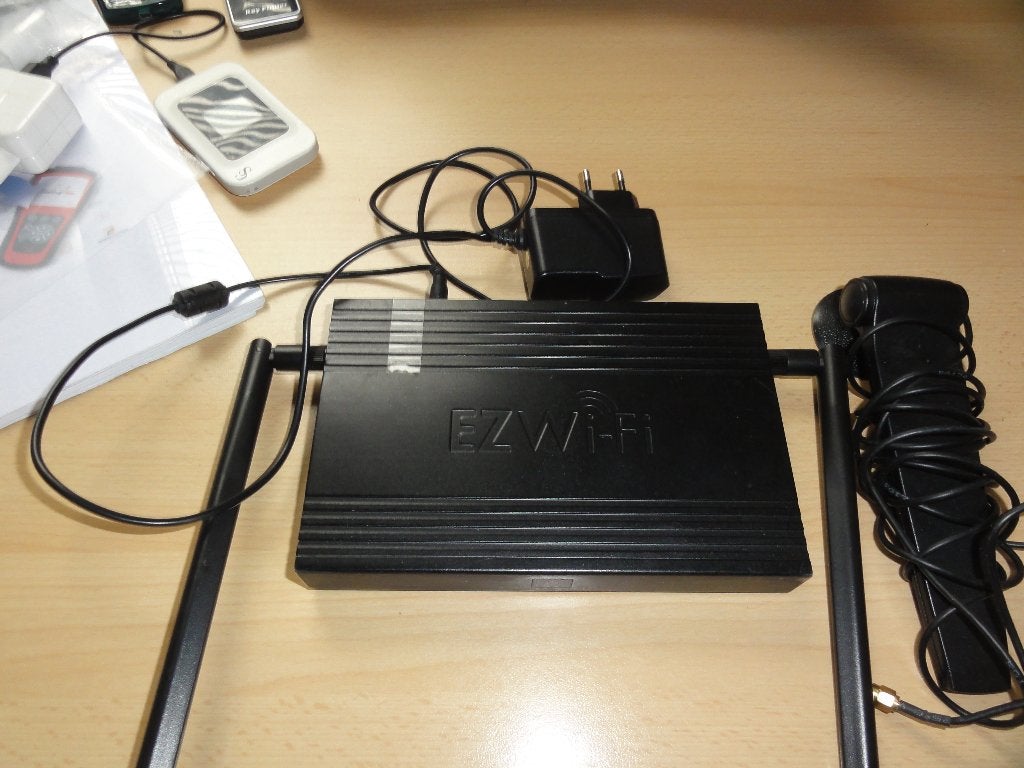 EZ Wi-Fi Router met Antenne en Adapter, Ophalen of Verzenden, Gebruikt, EZ Wi-Fi