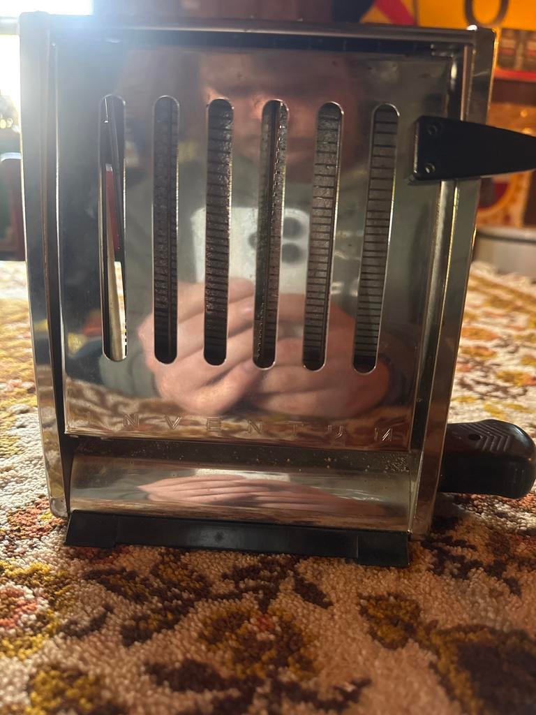 Vintage Inventum broodrooster jaren '50/'60, Witgoed en Apparatuur, Broodroosters, Ophalen of Verzenden, Gebruikt