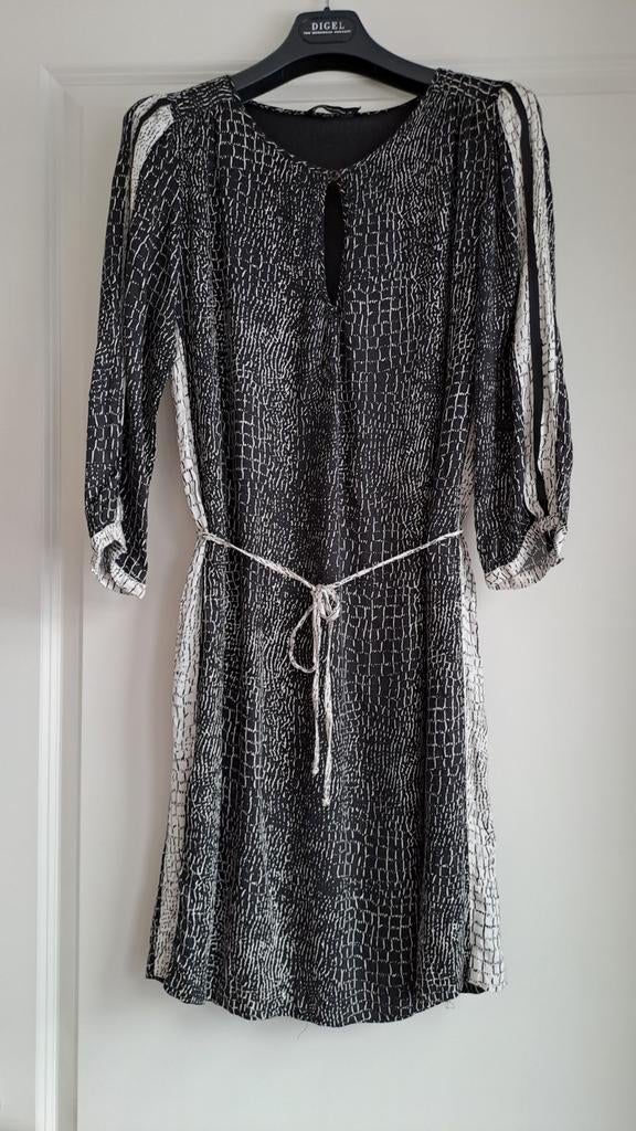 Summum Woman jurk - Maat S (36) met stijlvolle print, Summum Woman, Zwart, Ophalen of Verzenden, Zo goed als nieuw