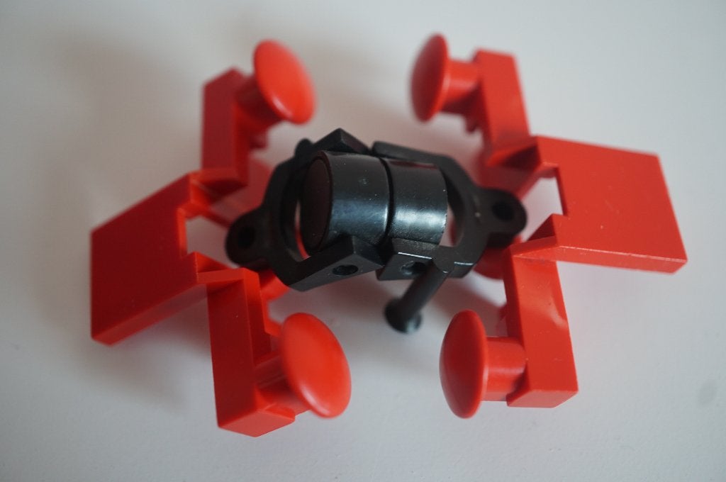 12 volt Lego trein RODE treinbuffers met magneten., Gebruikt, Overige thema's, Lego, Overige typen