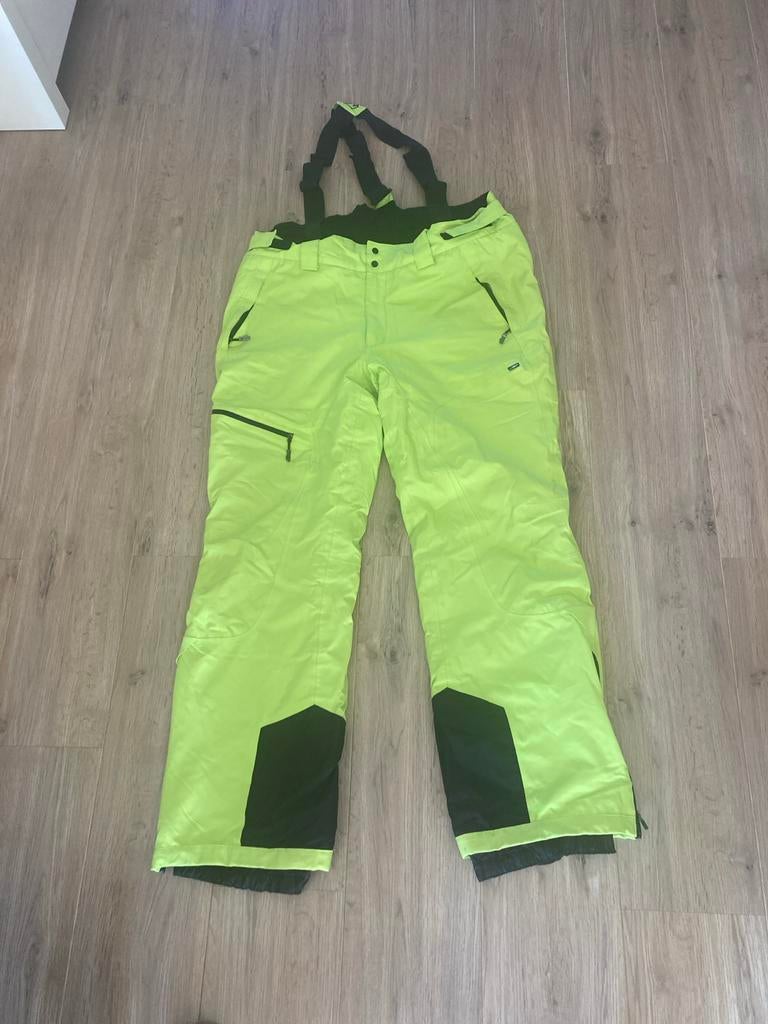 Falcon Ski-broek - Maat 54 - Neon Geel, Ophalen, Gedragen, Maat 46/48 (XL) of groter, Broek
