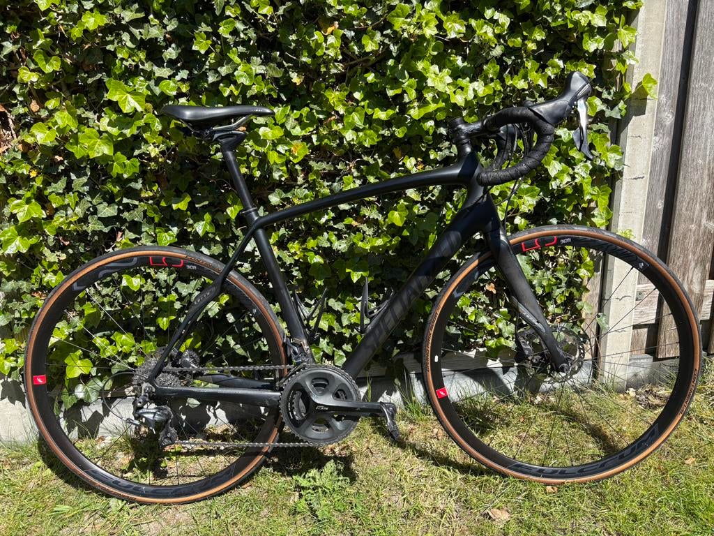 Specialized Roubaix Carbon disc 56cm 105/ultegra, Vering, Zo goed als nieuw, Meer dan 20 versnellingen, 53 tot 57 cm