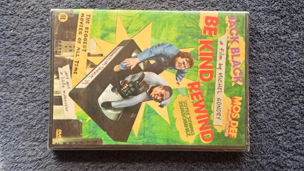 Be Kind Rewind "Jack Black, Mos Def", Alle leeftijden, Ophalen of Verzenden, Zo goed als nieuw, Actiekomedie