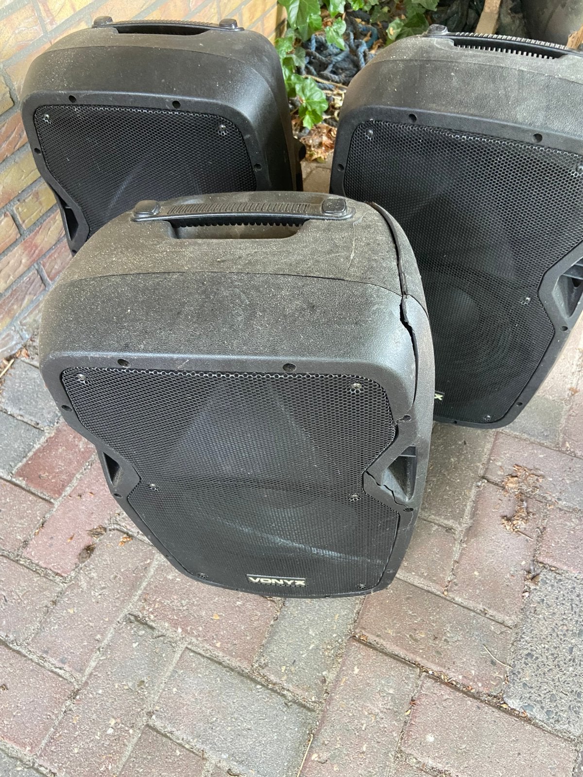 3 stuks Vonyx, Muziek en Instrumenten, Ophalen, Gebruikt, 500 tot 1000 watt, Overige typen
