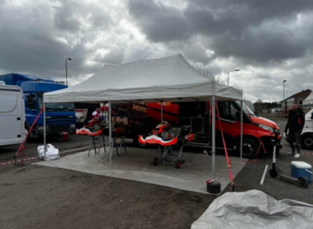 Kart tent easy up tent 3x6, Ophalen, Zo goed als nieuw, 5 tot 8 meter