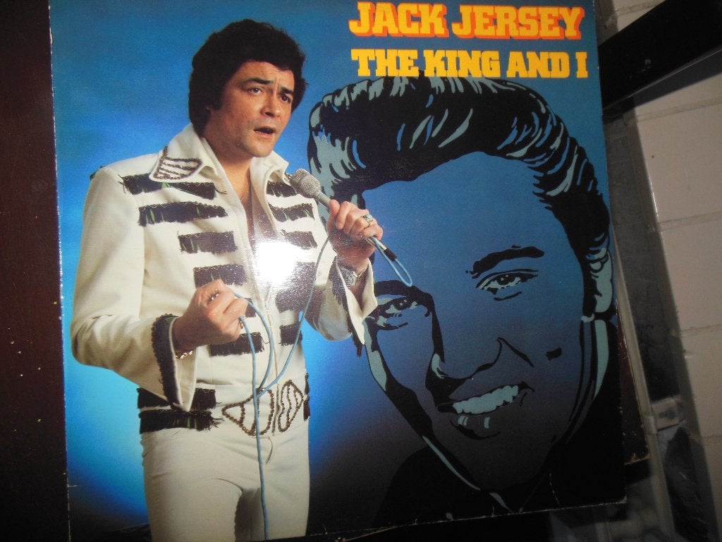 lp rock n roll the king elvis presley and i jack jersey, LP, Gebruikt, Ophalen of Verzenden, 12 inch