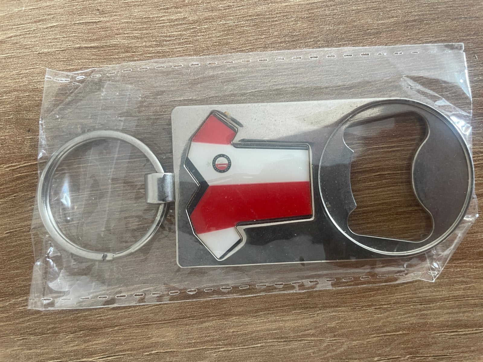 Heineken Feyenoord sleutelhanger met flesopener - Nieuw, Verzamelen, Ophalen of Verzenden, Nieuw, Merk