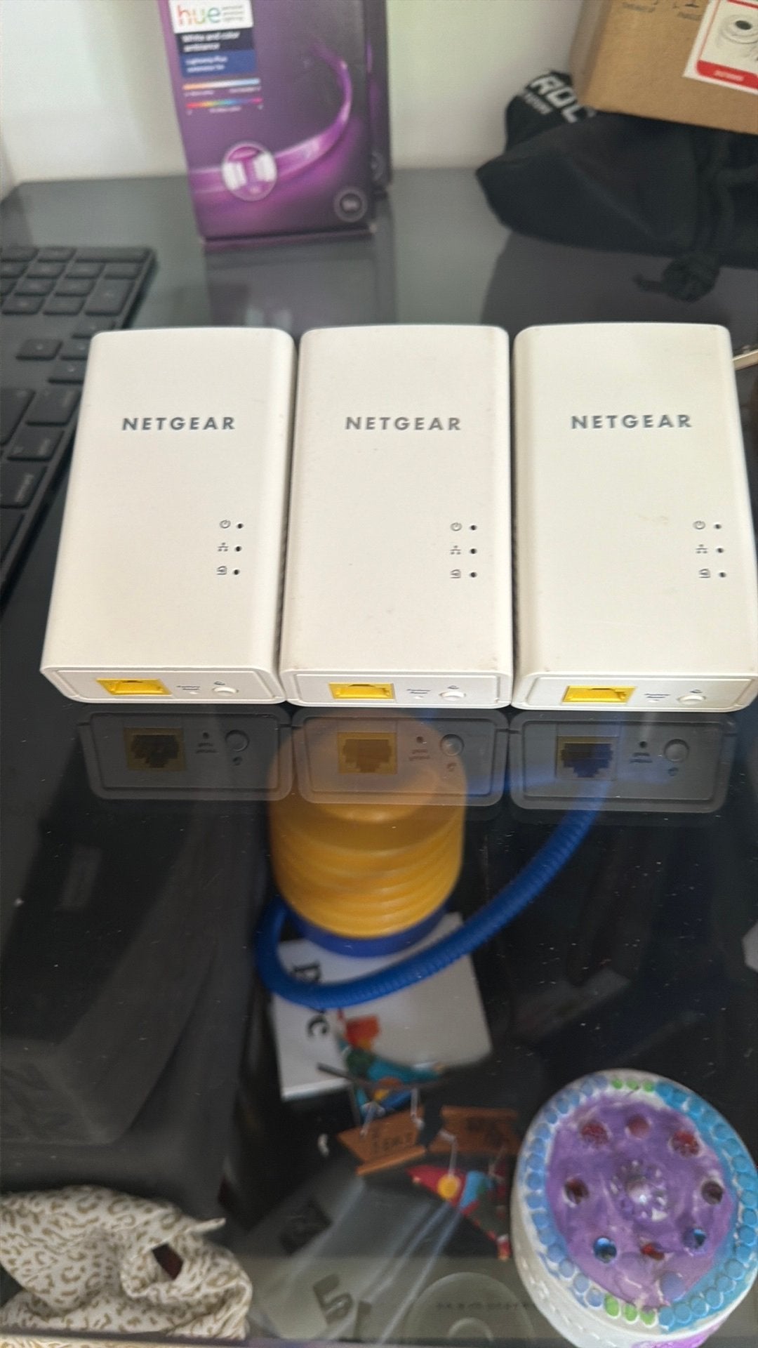 3x Netgear Powerline 1000 PL1000v2 netwerk via stopcontact, Ophalen of Verzenden, Zo goed als nieuw