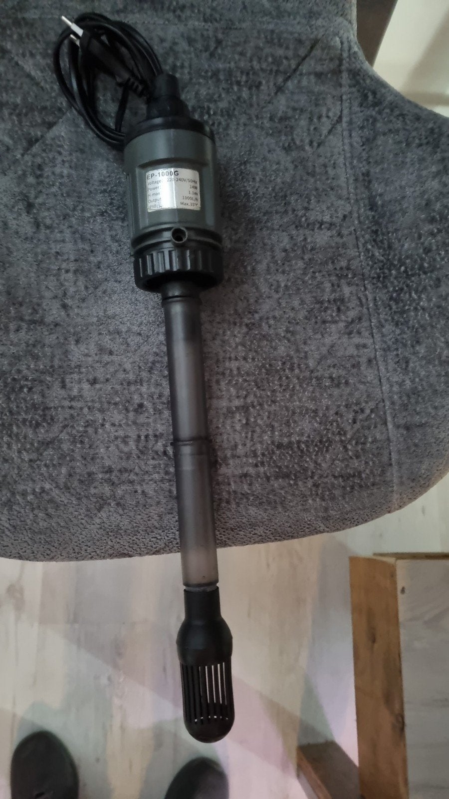 Ep- 1000G pomp, Ophalen, Pomp, Zo goed als nieuw, Filter