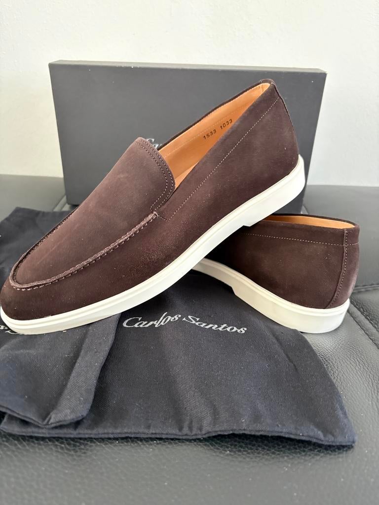 Carlos Santos maat 9 UK EU 43 nieuw, Bruin, Nieuw, Ophalen of Verzenden, Espadrilles of Moccasins