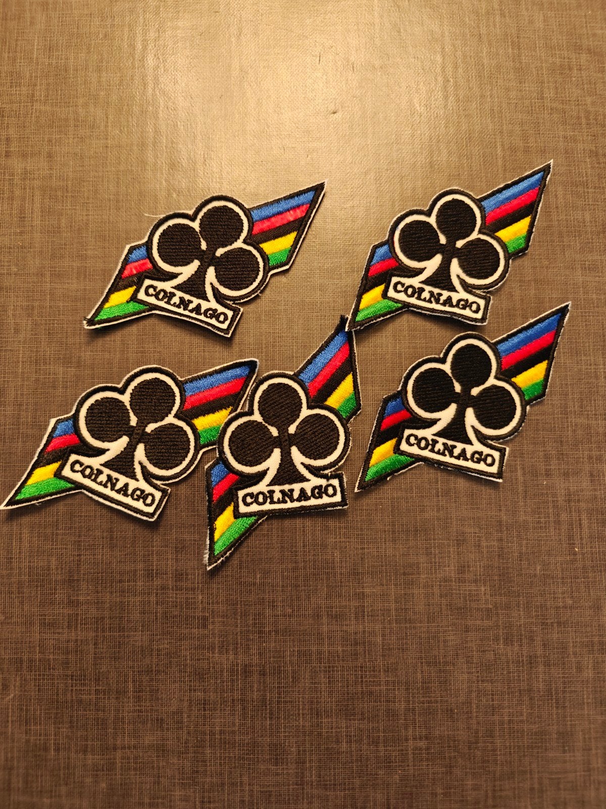 5 x NOS kledingpatch colnago, Ophalen of Verzenden