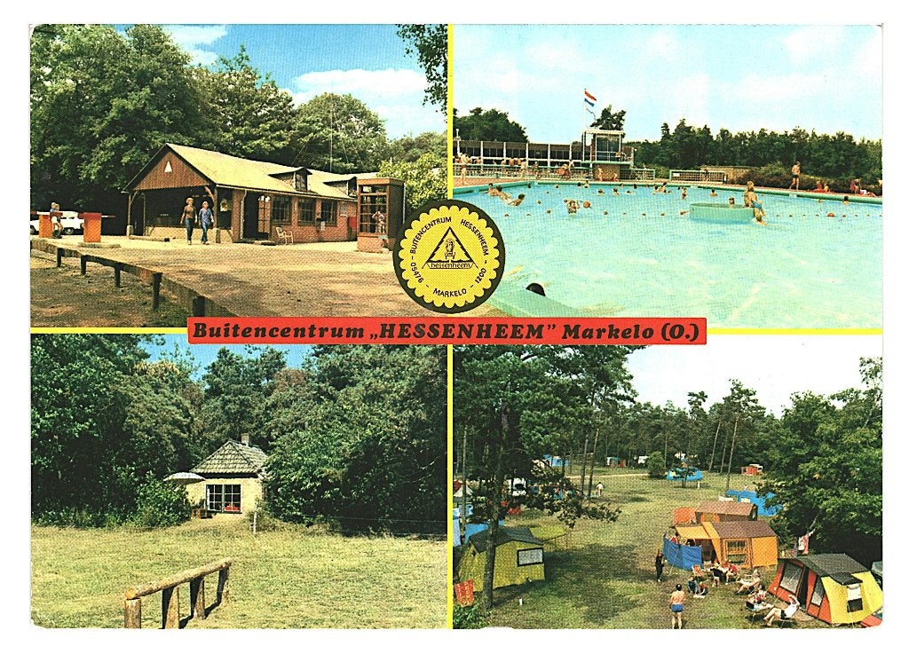 36810 Markelo Ov 1978 gel in 84 Tent Bungalow Zomerhuisje, Ophalen of Verzenden, 1960 tot 1980, Gelopen, Overijssel