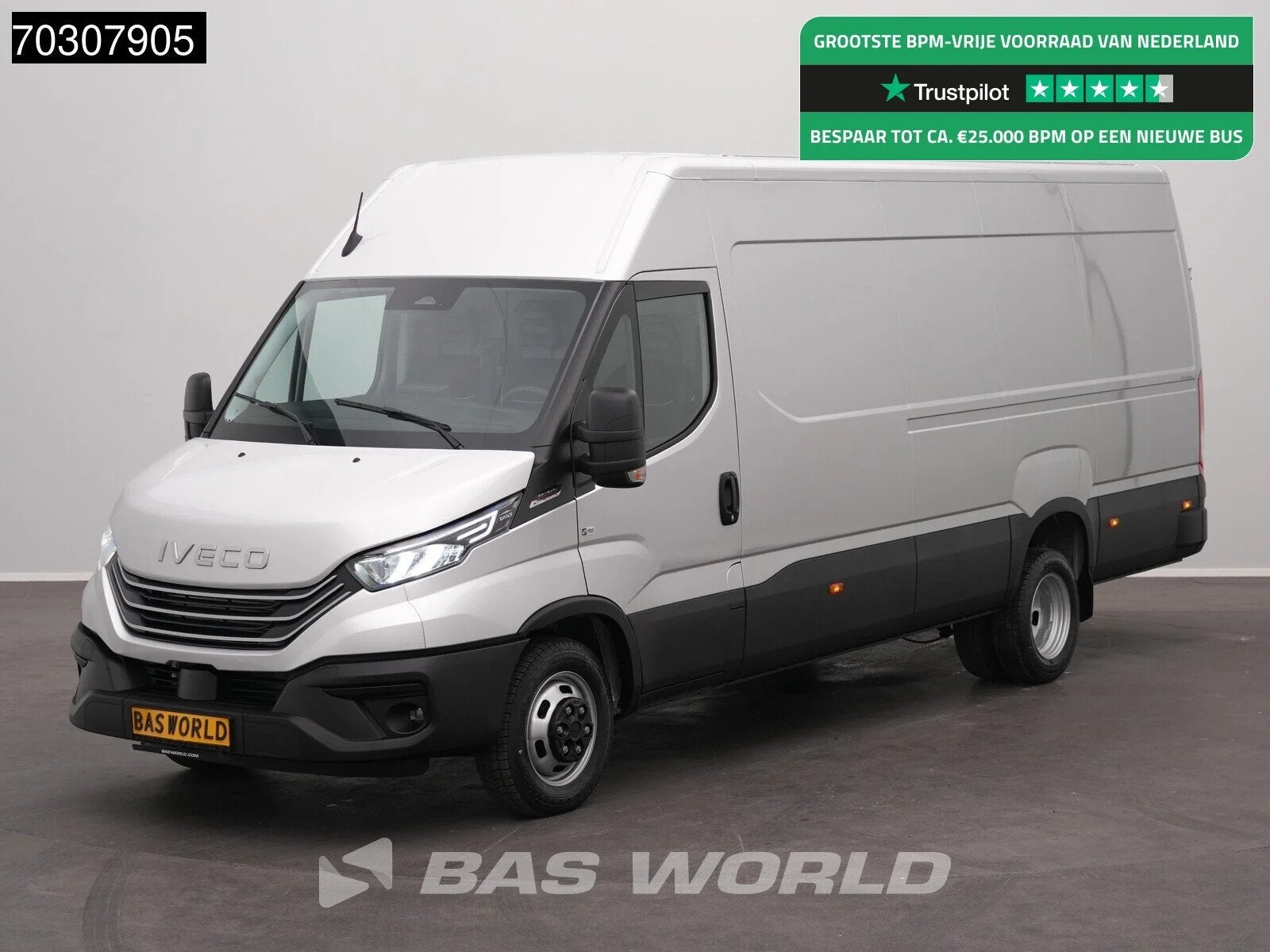 Iveco Daily 35C21 3.0L Automaat L4H2 210PK Dubbellucht ACC L, Auto's, Automaat, Stof, Euro 6, 4 cilinders