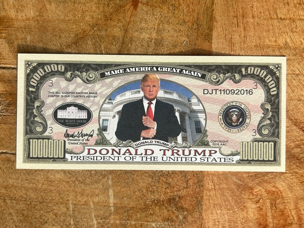 Amerikaans biljet Donald Trump, Ophalen of Verzenden, Noord-Amerika