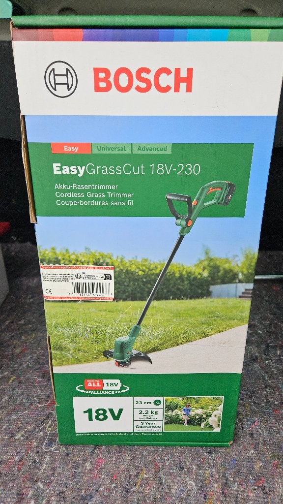nieuwe easy grass kantenmaaier bosch 18v, accu en lader, Ophalen, Nieuw, Accu, Bosch