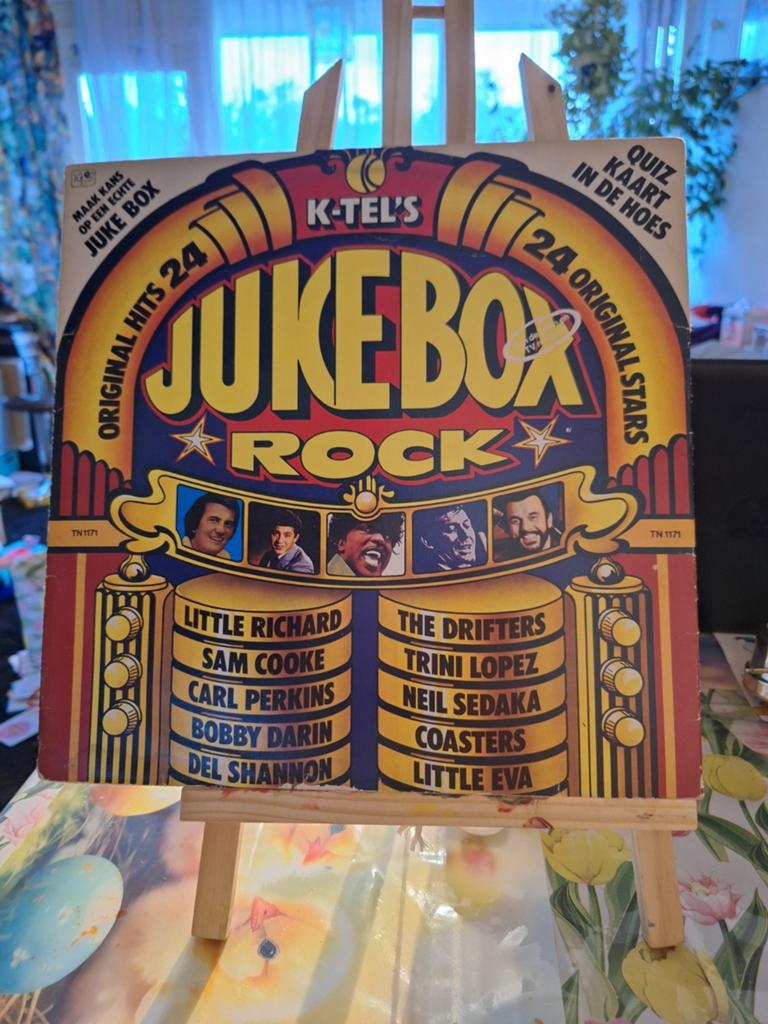 K-Tel's Jukebox Rock LP - 24 Original Hits, Ophalen of Verzenden, Gebruikt